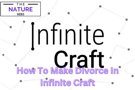 how to make divorce in infinite craft